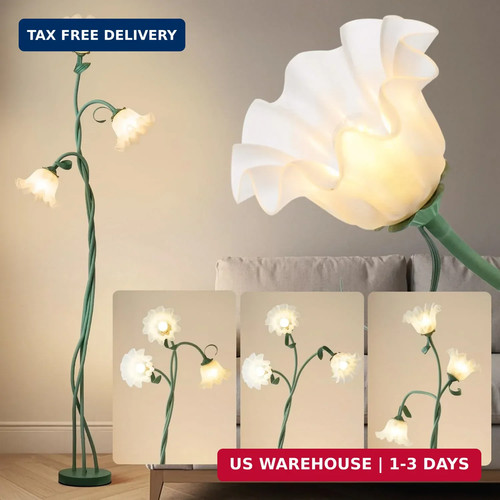 Flower floor lamp cute tall - lamp,